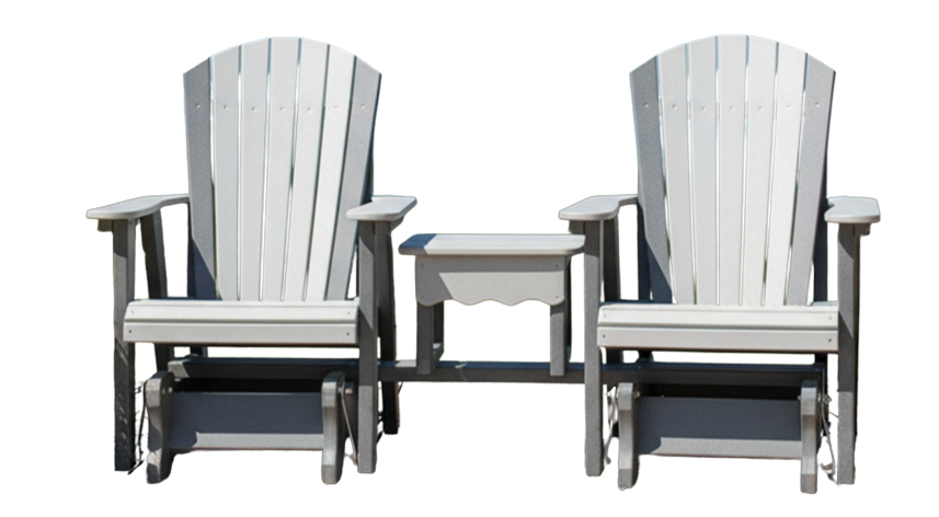 5' Adirondack Settee with Console