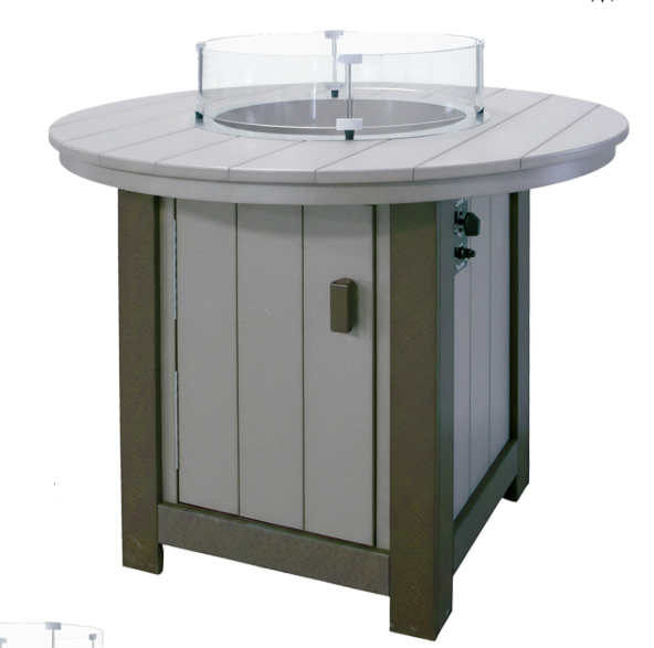 Round Firepit Table