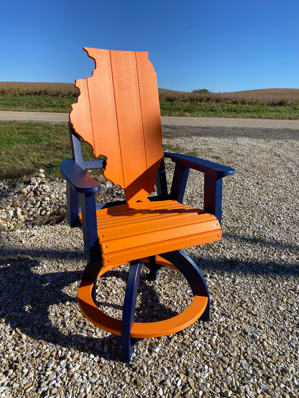Illinois Counter Height Swivel Chair