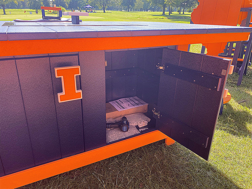 U of I Illini Fire Table