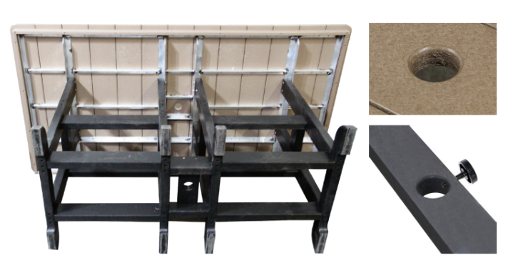 Rectangular Table – 40" x 72" x 30"