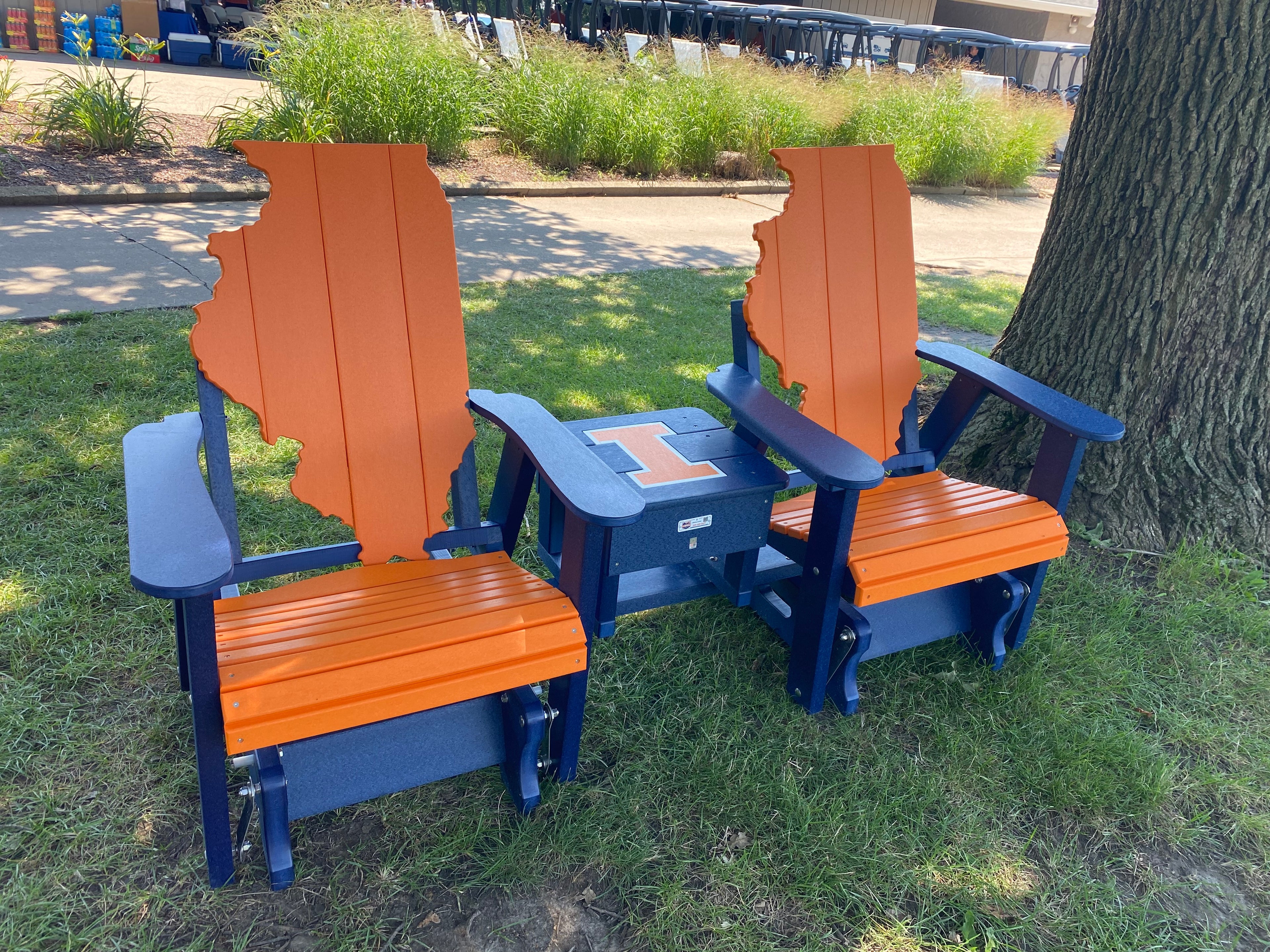 Illini Glider Settee