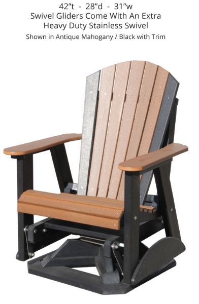 Adirondack Swivel Glider